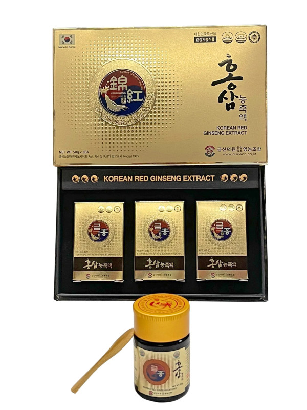 Cao hồng sâm Gold Geumhong 150g (50g x 3lọ)