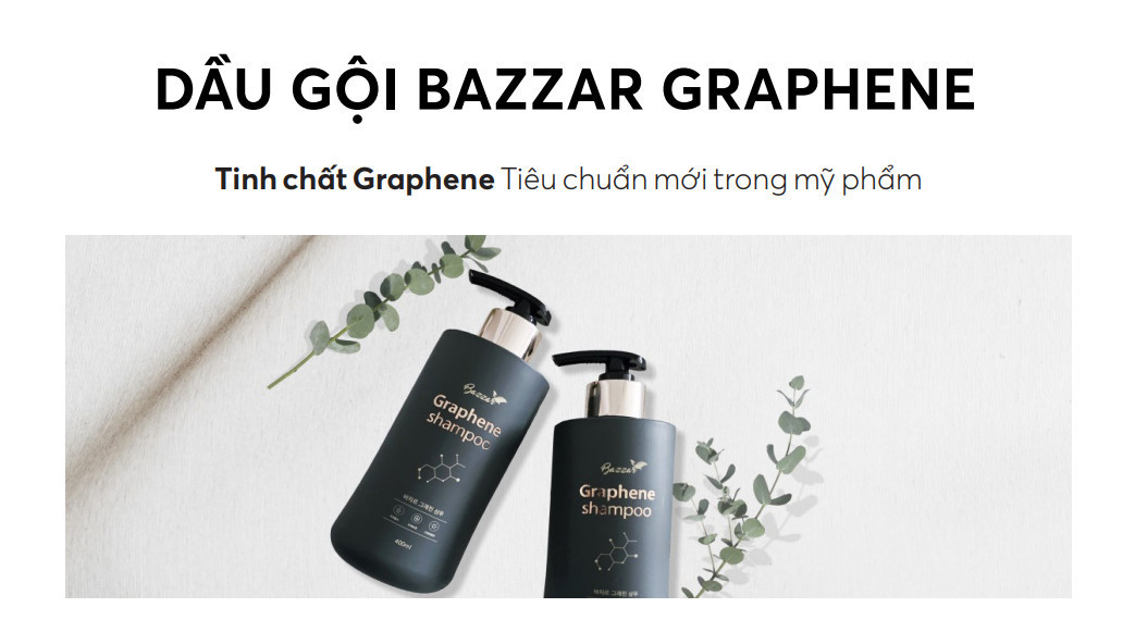 Bazzar Dầu gội Graphene 400ML